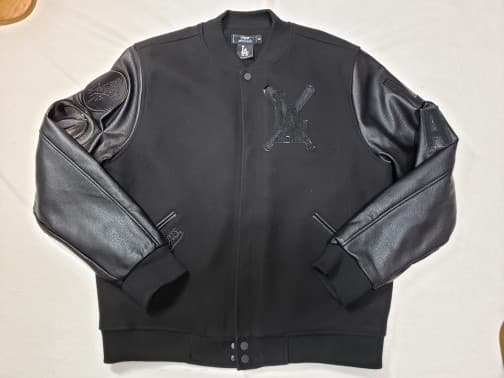 レア⭐️ Pro Standard LA Dodgers スタジャン 黒 2XL Pro Standard Los Angeles Dodgers Mens BLACK Black & Gold